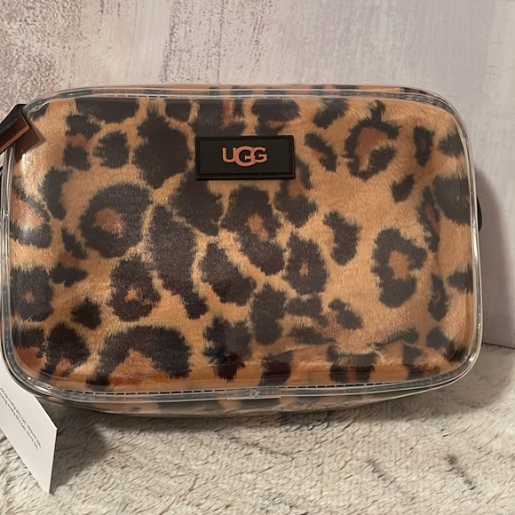 UGG Bags Janey Ii Clear Ugg Plush Cheetah Animal Print Signature